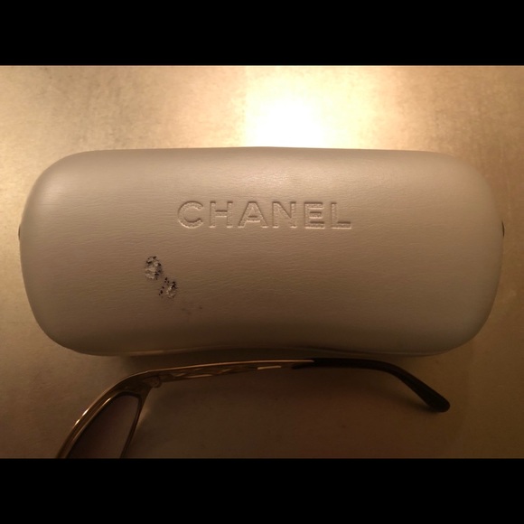 SOLD Chanel Sunglasses Metal Frame w/ Crystals - Picture 2 of 8